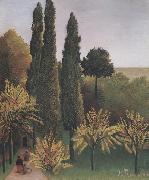 Henri Rousseau, Landscape in Buttes-Chaumont